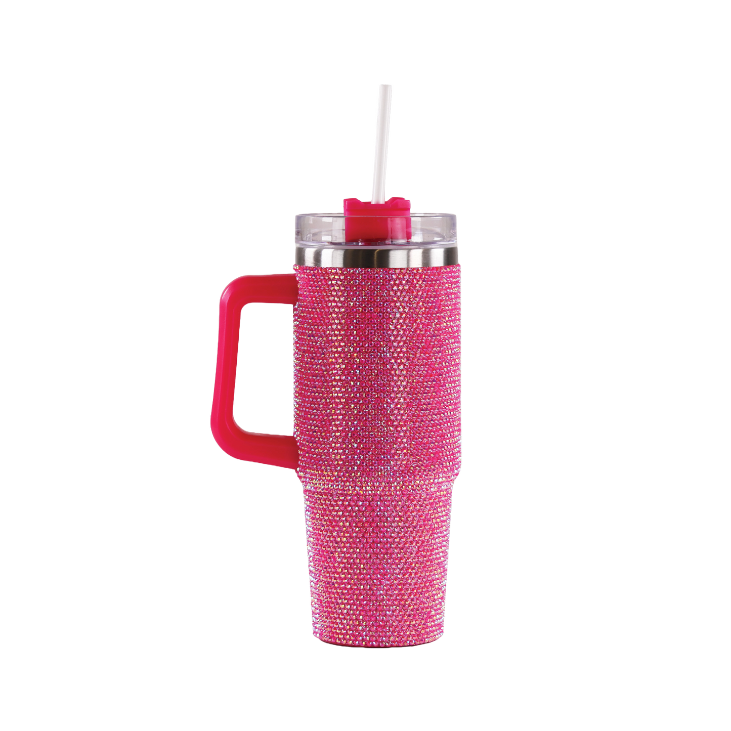 Simply Southern 30oz Insulated Sequined Pink Tumbler 0224-TUMBLER30-SQN-HTPINK