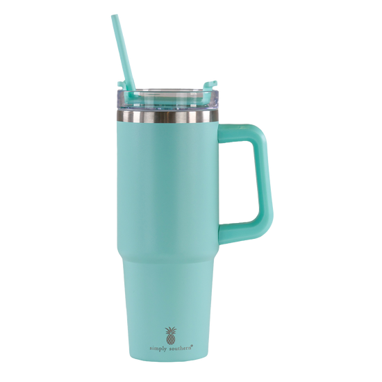 Simply Southern 30oz Mint Green Insulated Tumbler 0224-TUMBLER30-SLD-MINT