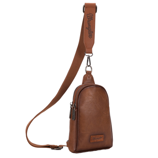 Wrangler Ladies Brown Sling Crossbody Bag WG87-210BR