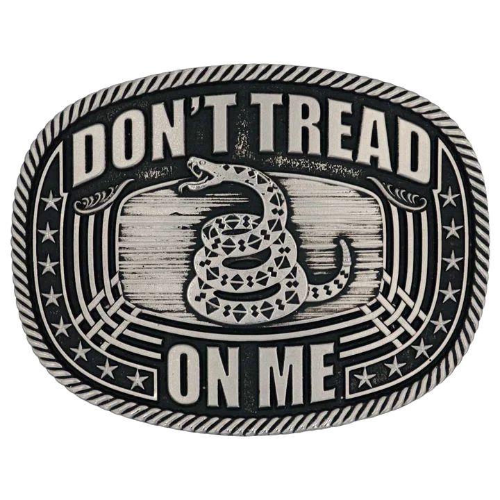 Montana Silversmiths Don't Tread on Me Roped Attitude Buckle A903