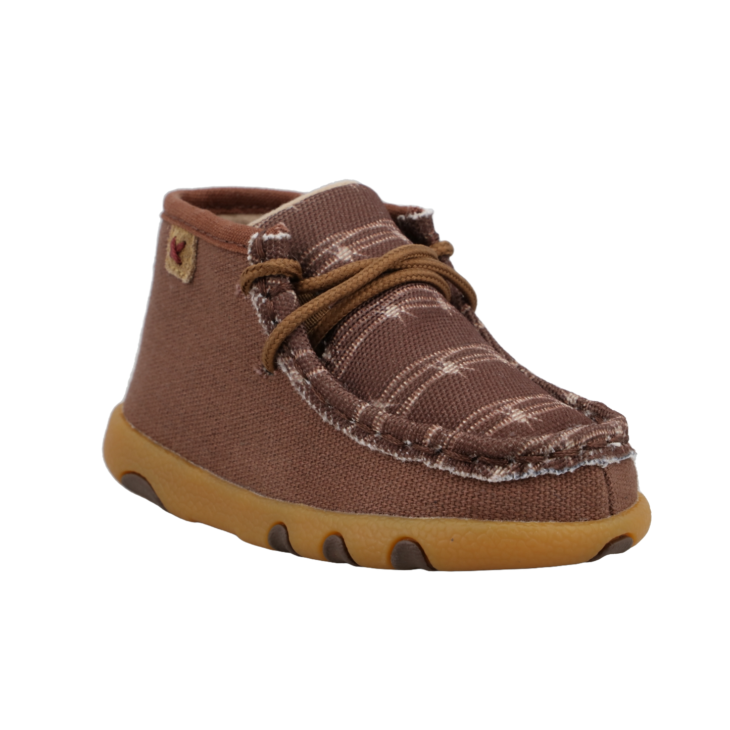 Twisted X Infant's Chukka Dark Brown & White Driving Moc ICA0042