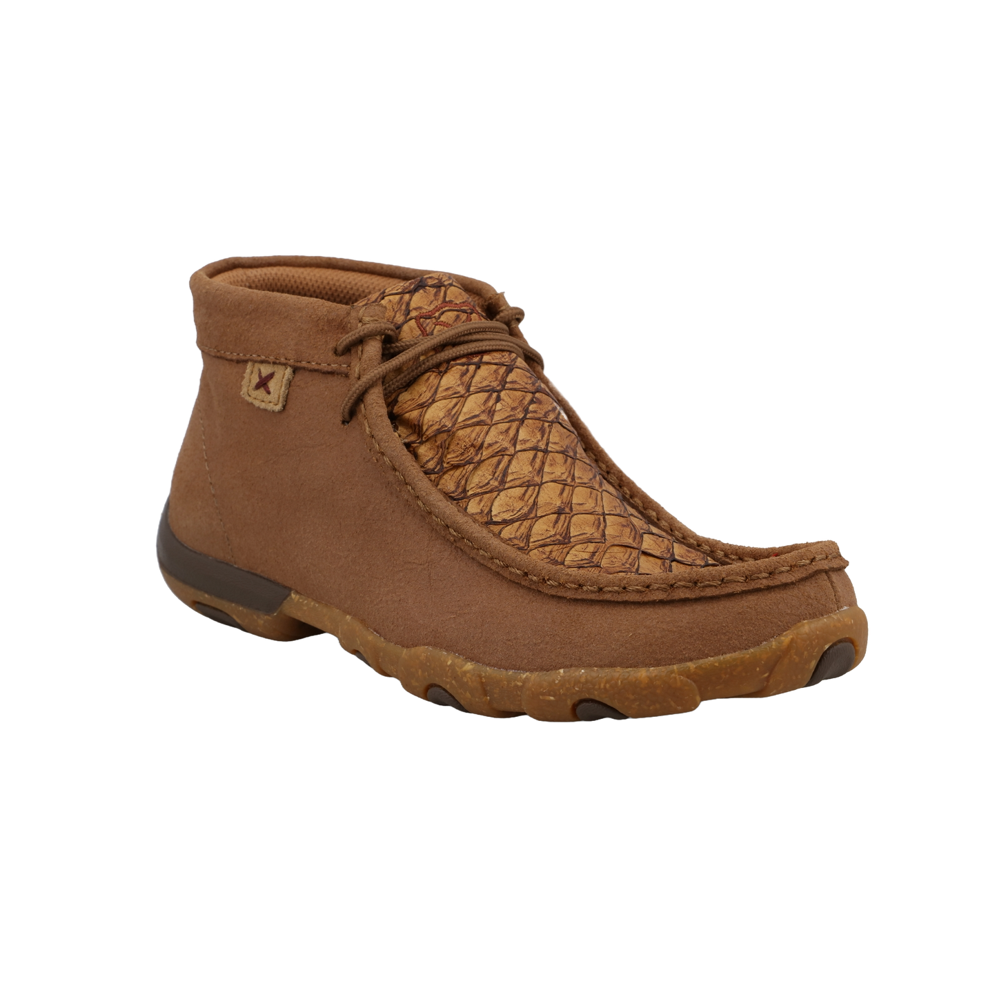 Twisted X Ladies Chukka Driving Moc Tan & Toasted Coconut Shoes WDM0160