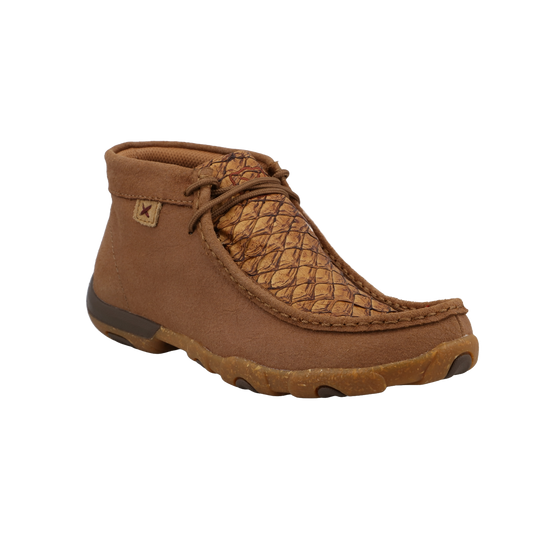 Twisted X Ladies Chukka Driving Moc Tan & Toasted Coconut Shoes WDM0160