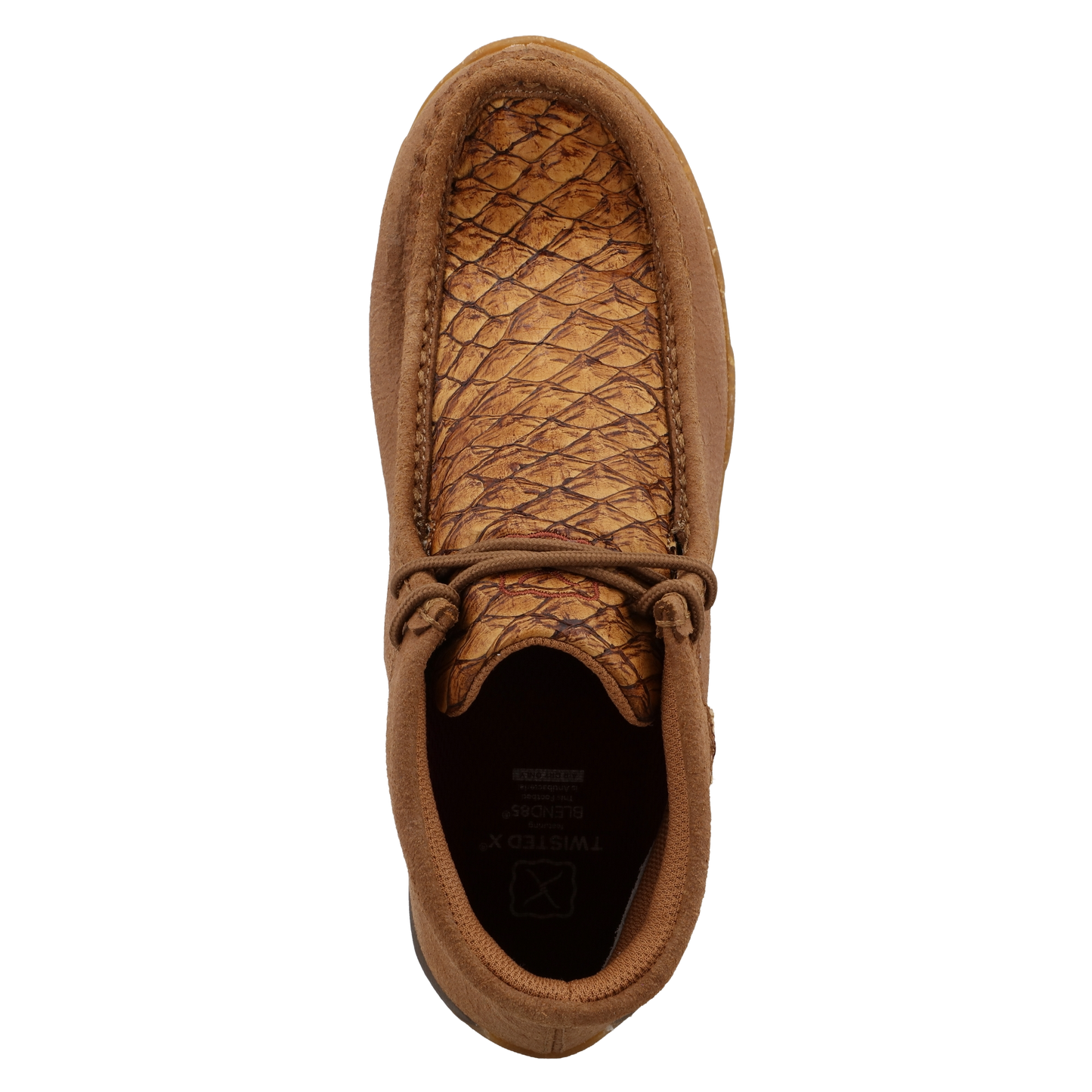 Twisted X Ladies Chukka Driving Moc Tan & Toasted Coconut Shoes WDM0160