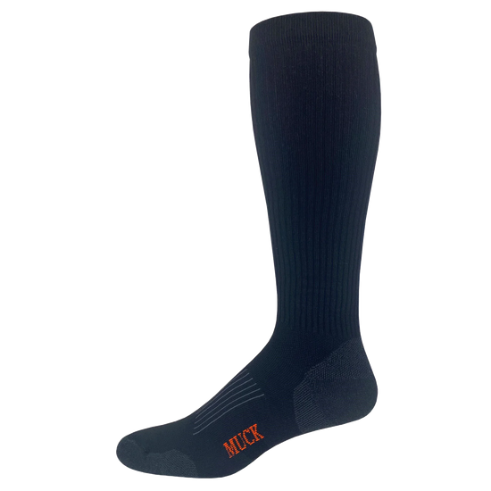 Muck Boot Men's Ultra-Dri® Black Compression Boot Socks 72974-2000