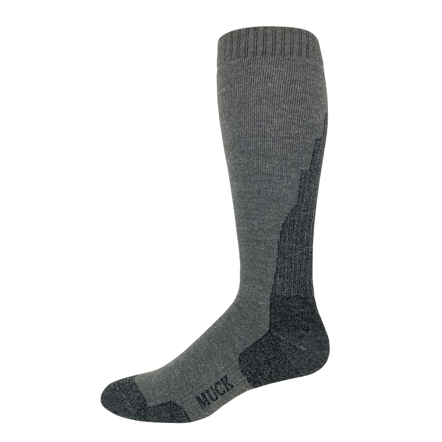 Muck Boot Men's Merino Wool Gradual Compression Grey Boot Sock 72897-2400