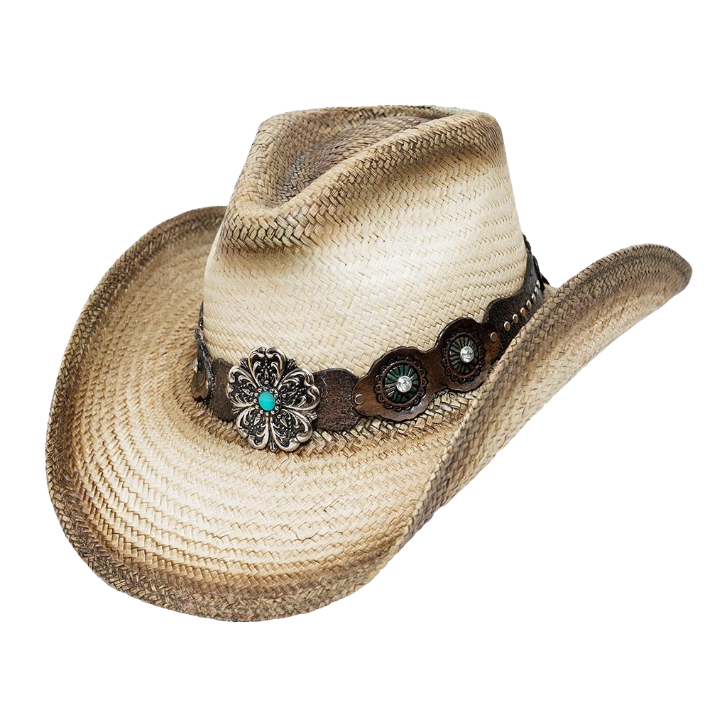 Ariat Ladies Tem Natural Brown Straw Hat 05-1013