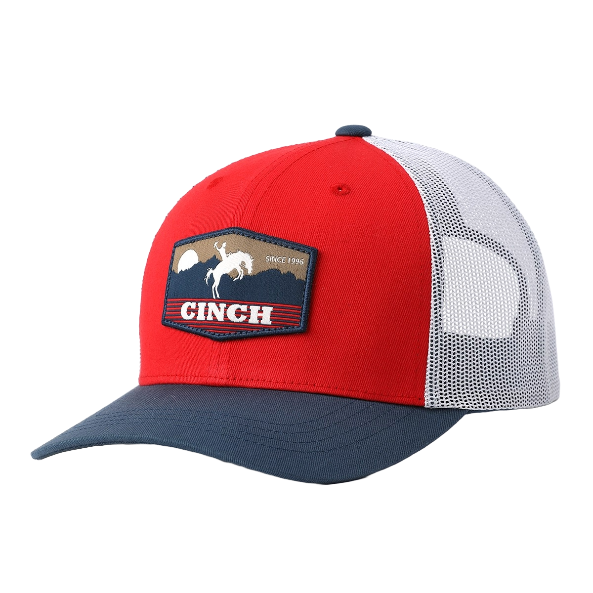 Cinch Men's Red Horizon Trucker Cap MCC0110016