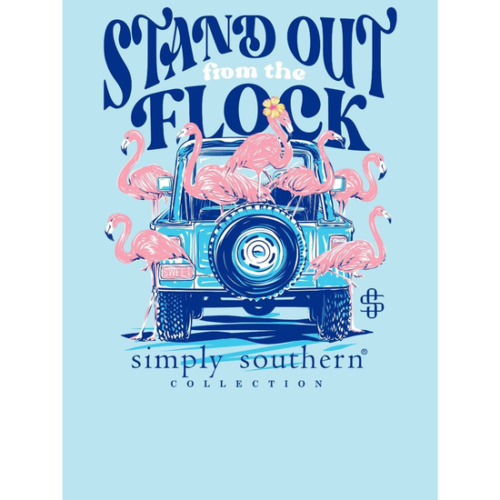 Simply Southern Stand Out From The Flock T-Shirt SS-FLOCK-ICE