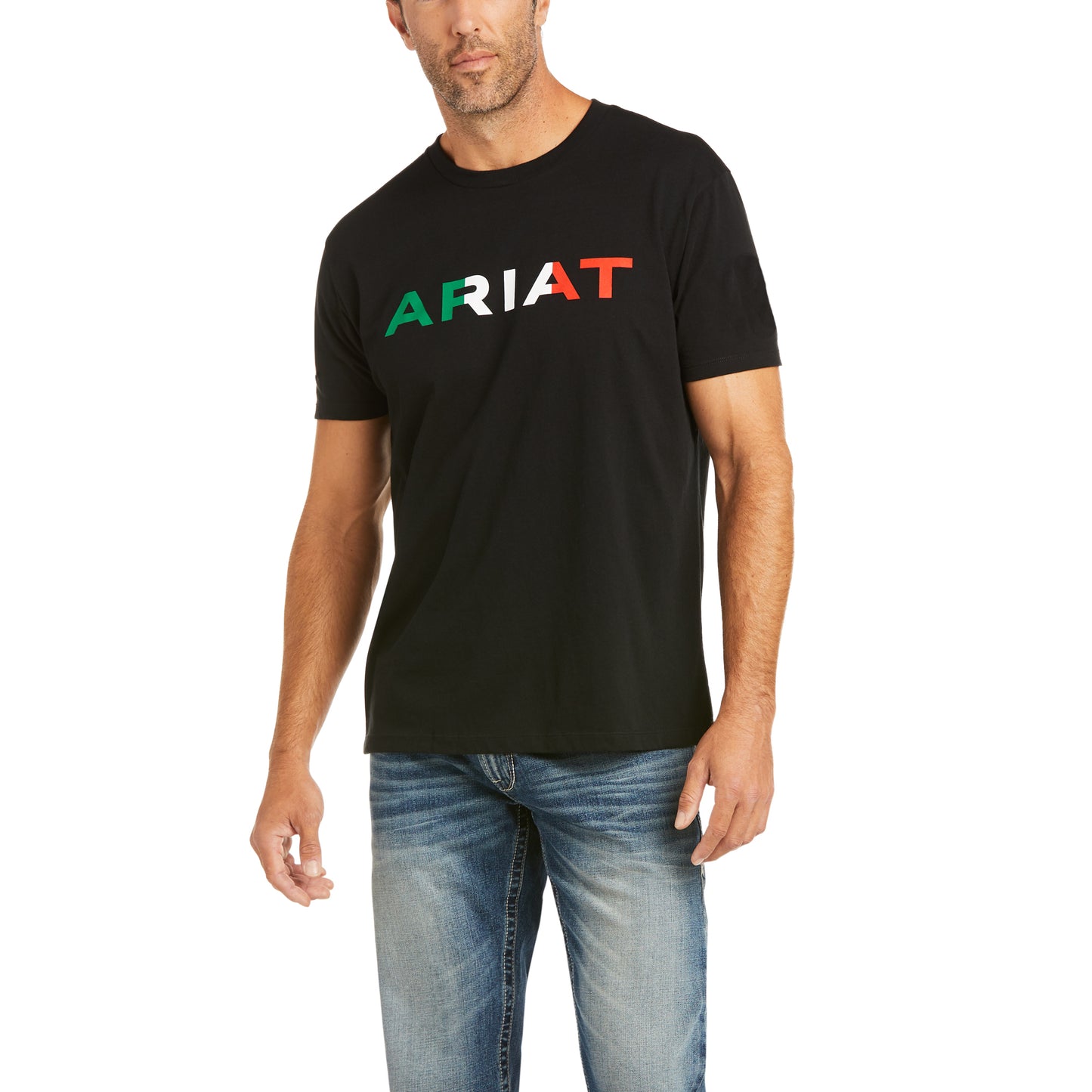 Ariat Men's Viva Mexico Screen Print Logo Black Shirt 10036630