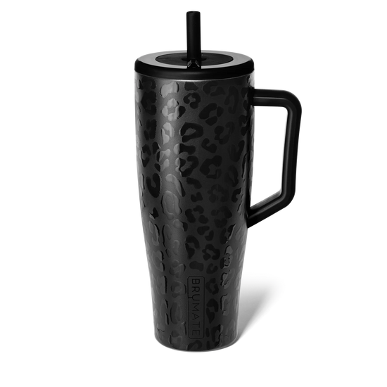 BrüMate New Era 40oz Onyx Leopard Tumbler DWER40OXL