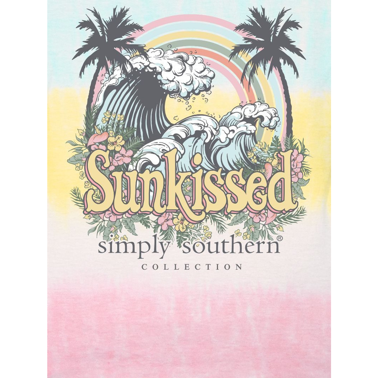 Simply Southern Ladies Sunkissed Palm T-Shirt SS-SUNKISSED-PALM