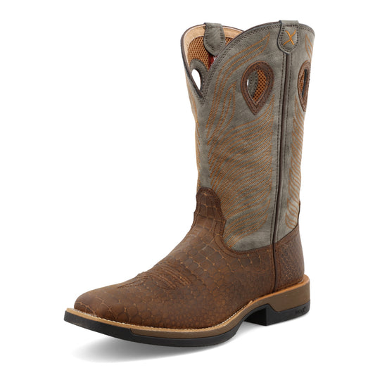 Twisted X Men's 12" Brown & Grey Tech X Boot MXW0003