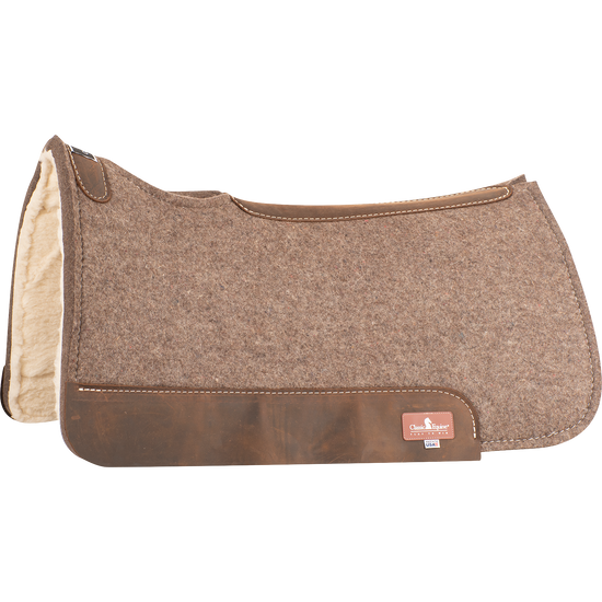 Classic Equine 100% Wool Felt Saddle Pad with Fleece Bottom 28"x 30"