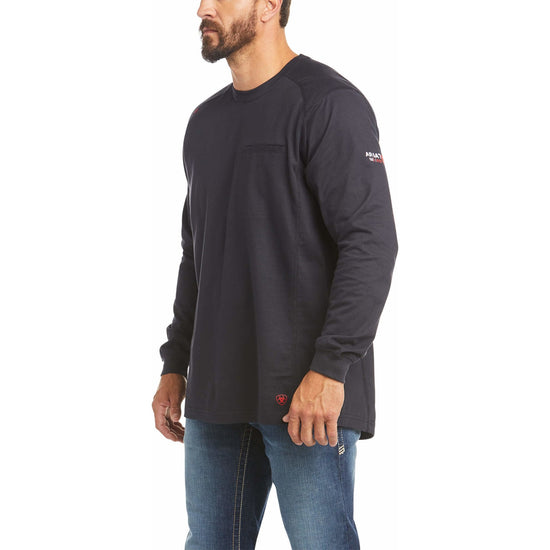Ariat® Men's FR Air Rig Life Black Long Sleeve T-Shirt 10035509