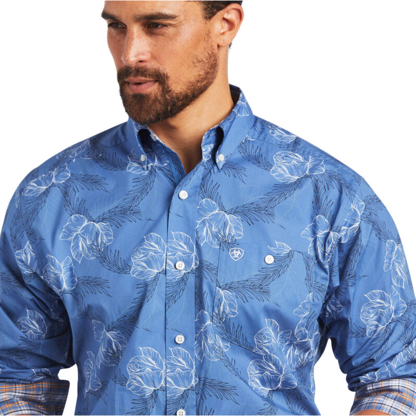 Ariat® Men's Relentless Headway Dutch Blue Button Down Shirt 10040714