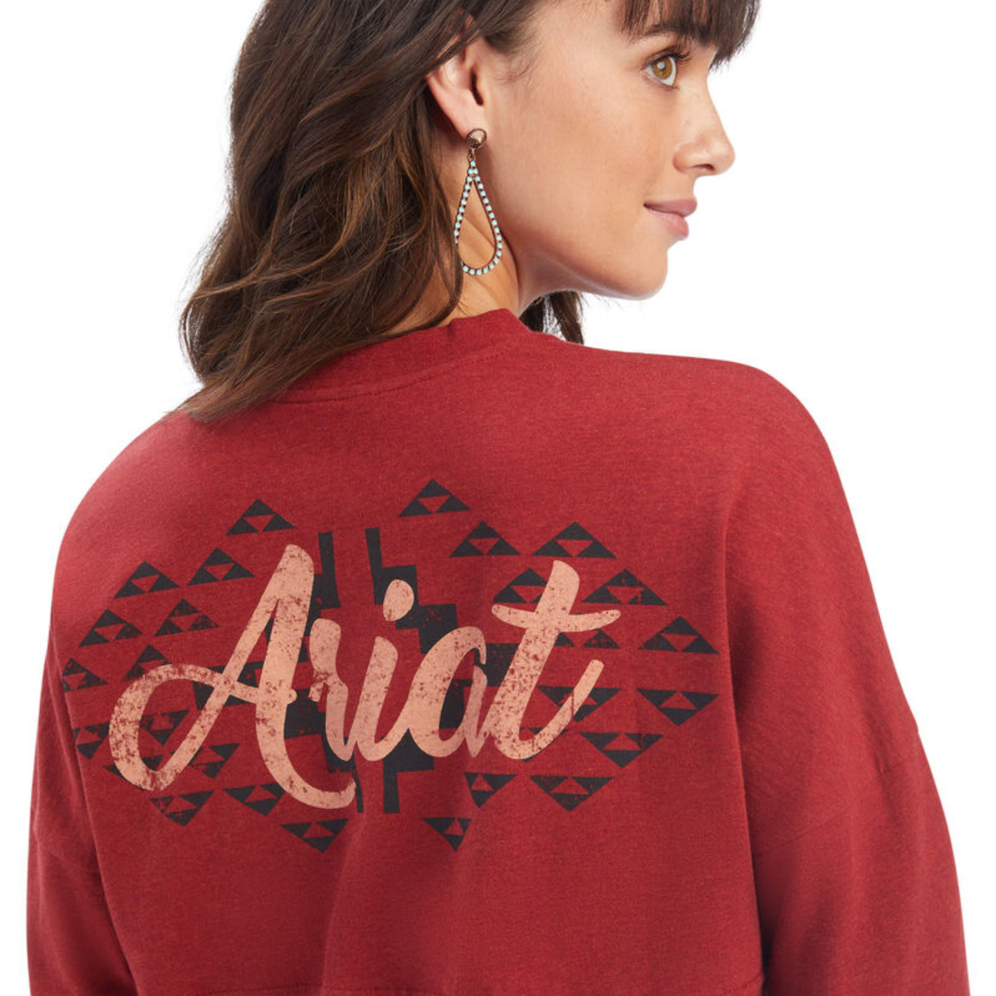 Ariat® Ladies Heather Red R.E.A.L.™ Graphic T-Shirt 10041335