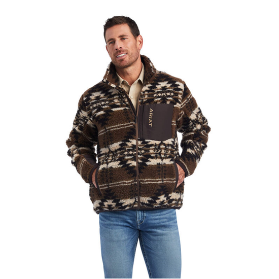 Ariat® Men's Brown Mammoth Sherpa Jacket 10041410