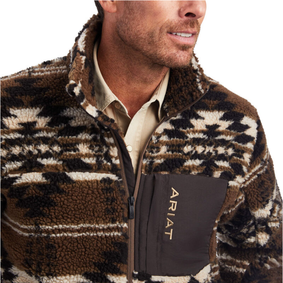 Ariat® Men's Brown Mammoth Sherpa Jacket 10041410