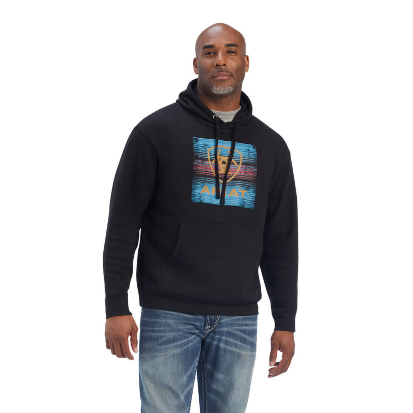 Ariat® Men's Black Serape Pullover Hoodie 10041711