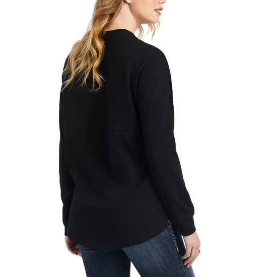 Ariat® Ladies R.E.A.L™ Oversized Black Shirt 10042149