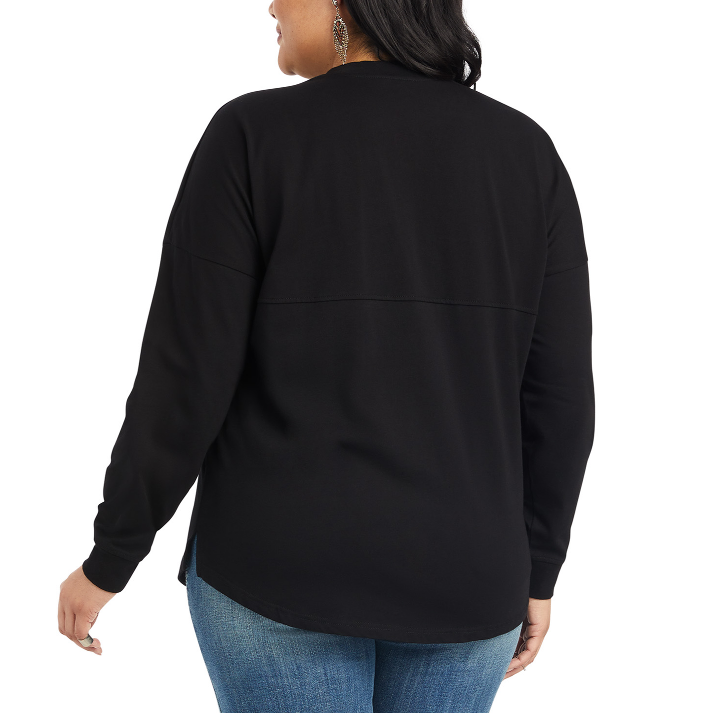 Ariat® Ladies R.E.A.L™ Oversized Black Shirt 10042149