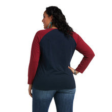 Ariat® Ladies Real Graphic Long Sleeve Dark Sapphire T-Shirt 10038062