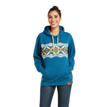 Ariat® Ladies Pendleton® Night Dance Blue Aztec Hoodie 10036951