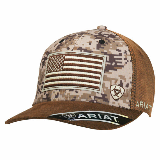 Ariat® Men's Brown Digital Camo Snapback Ball Cap 15094156