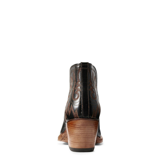 Ariat® Ladies Dixon Brooklyn Black Western Ankle Boots 10029653 – Wild ...