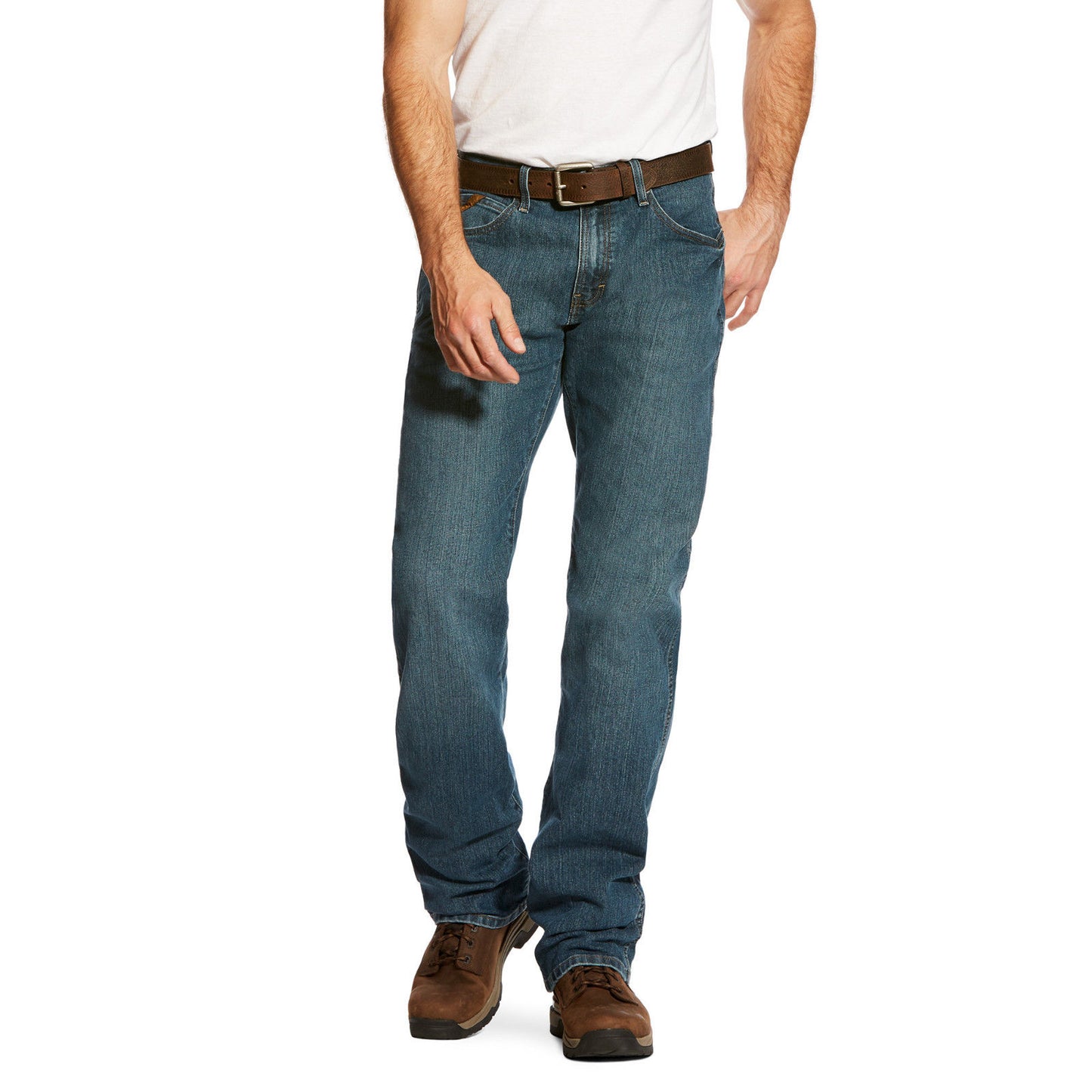 Ariat® Men's Rebar M4 Low Rise DuraStretch Boot Cut Jeans 10016221 ...