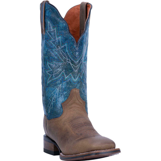 Dan Post Ladies Pasadena Brown & Blue Square Toe Boots DP4571