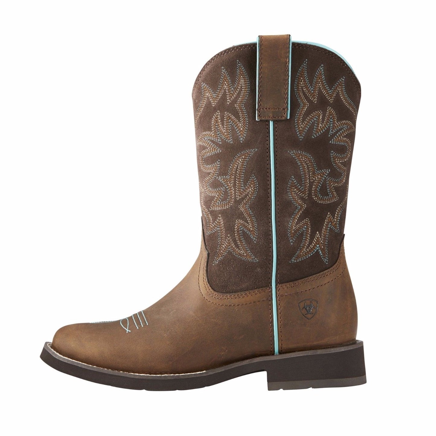 Ariat Ladies Delilah Round Toe Distressed Brown Boots 10021457 – Wild ...