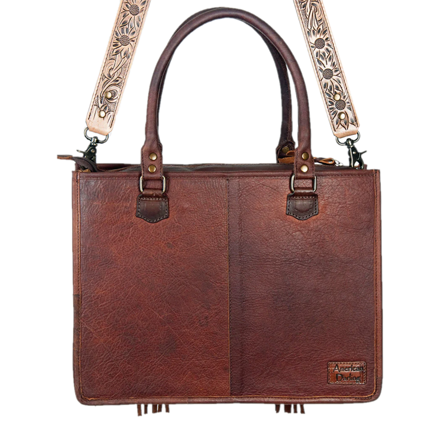 Shannon Vintage Brown Women's Leather Tote | Women's Shoulder Bag | MT —  MaheTri