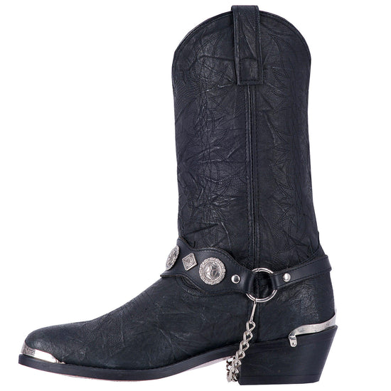 Dingo Men's Suiter Black Leather Harness Boots DI02175-BK – Wild West ...