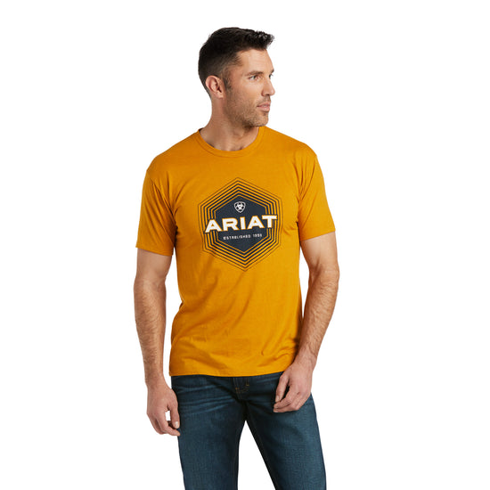 Ariat® Men's Paradigm Buckhorn Heather Short Sleeve T-Shirt 10038192
