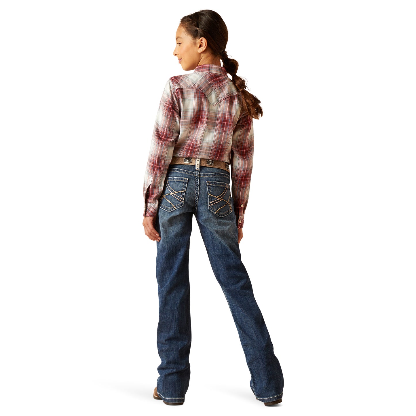 Ariat Girls R.E.A.L. Dresden Entwined Boot Cut Western Jeans - Jackson's  Western