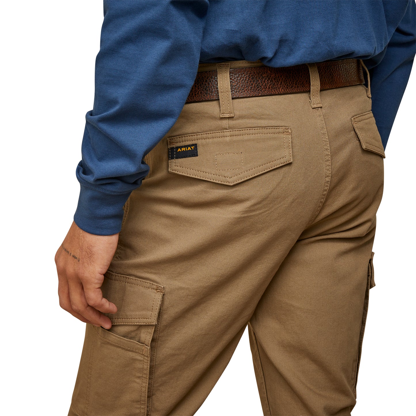 Buy LIFE Khaki Solid Cotton Stretch Slim Fit Men's Trousers | Shoppers Stop
