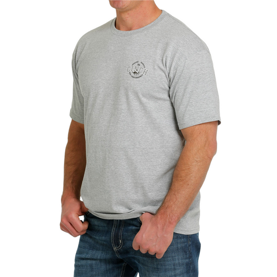 Cinch® Men's Logo Graphic Heather Grey T-Shirt MTT1690557