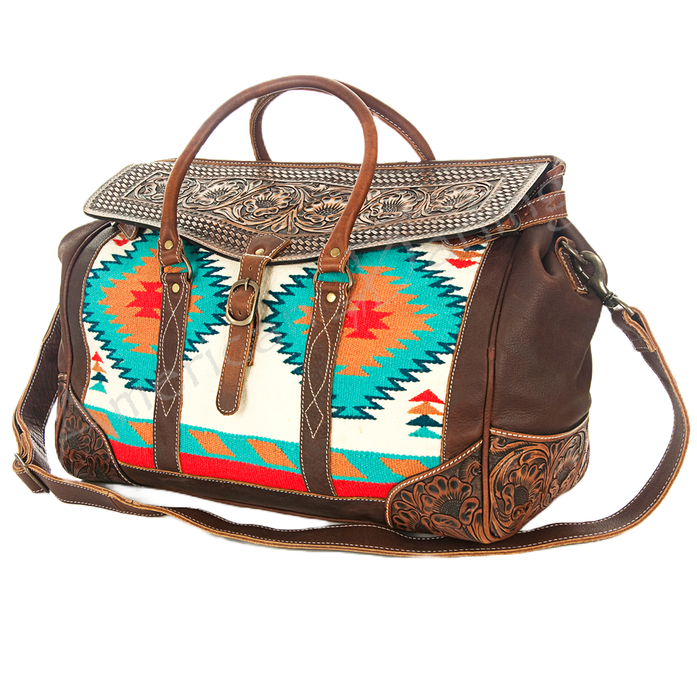 American Darling | Cowhide Crossbody Purse (Concealed Carry) with Tooled  Leather, Fringe, Medium, Brown