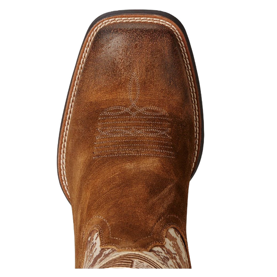 Ariat: Men's Hand Stained Red/Brown Slim Zip Ultra Wide Square Toe – La  Raza Western Wear